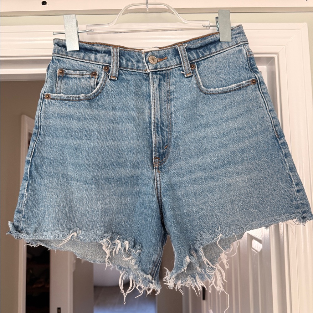 Abercrombie & Fitch Light Blue Jean Shorts